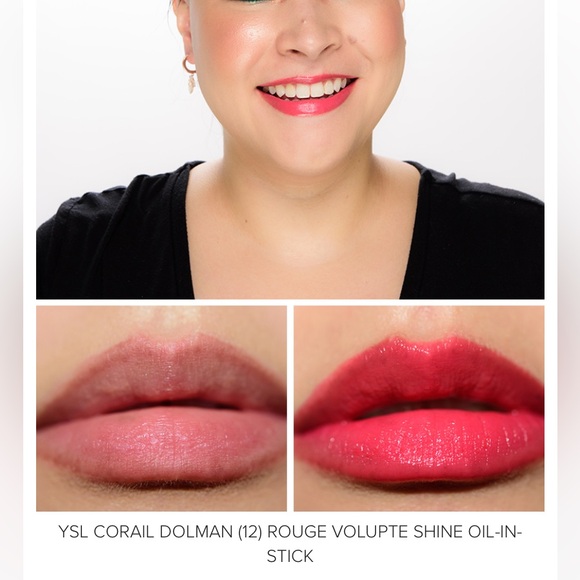 YSL Volupe Shine #12 Corail Dolman - Picture 3 of 5
